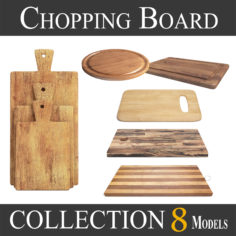 Wooden Cutting Board Collection – Set of 8 Different Models