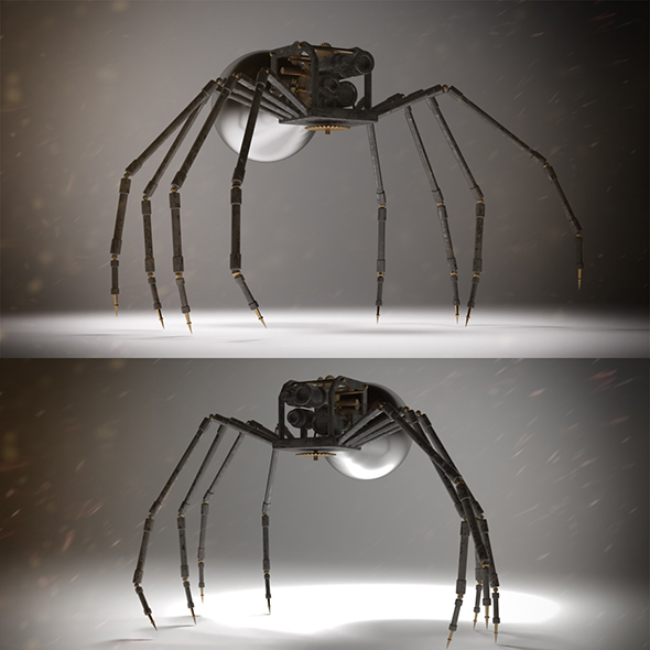 Steampunk spider