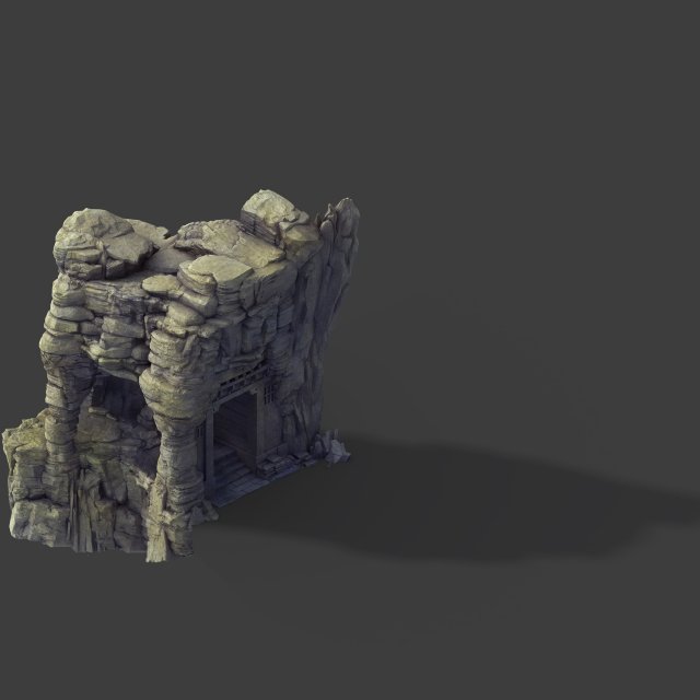 Terrain – Stone 09 3D Model