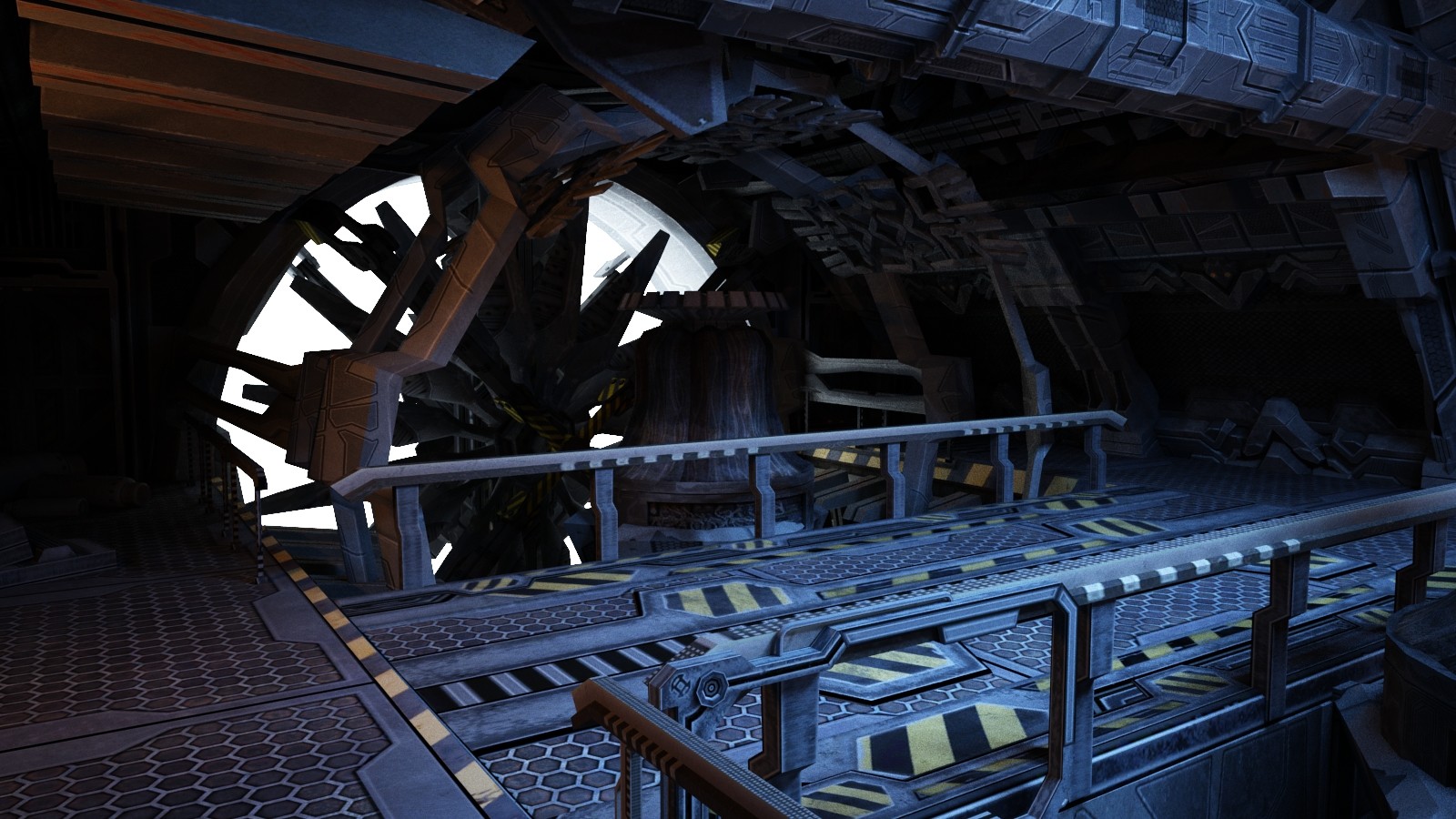 The destroyer Vents within 3 d building model