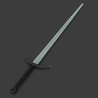 Bastard sword 3d Model