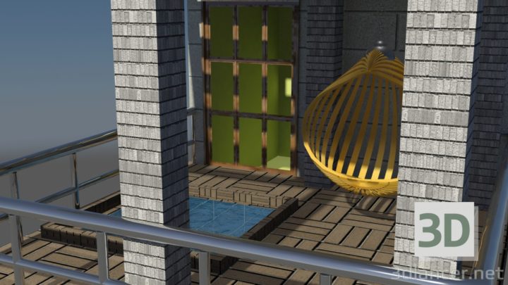 3D-Model 
            Balcony