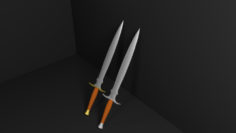 3D Simple Swords model