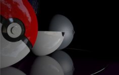 NEW HOT Realistic Pokeball Free 3D Model