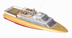 Fast Yacht 3D model
