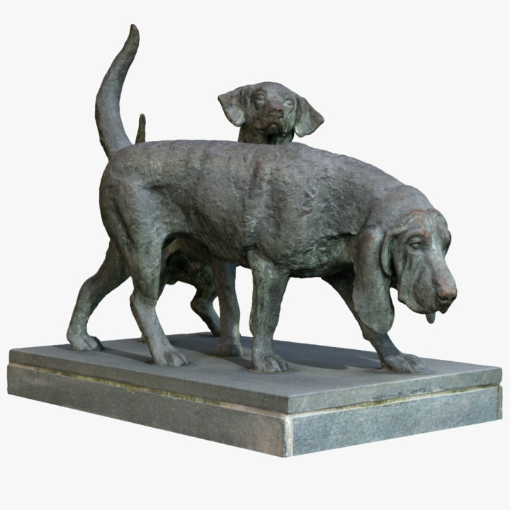 Dogs Sculpture