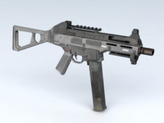 HK MP5 Submachine Gun 3d model