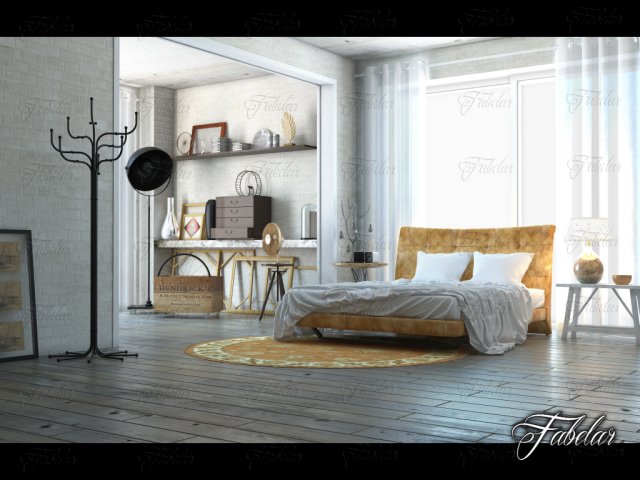 Bedroom 85 3D Model