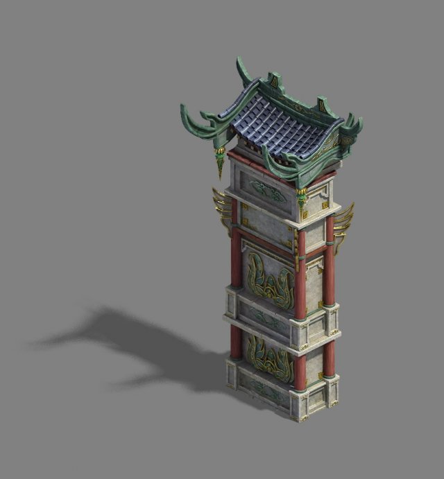 Road religion – gatehouse 3D Model