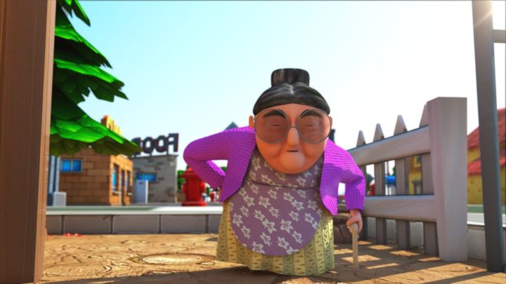 3D OLD LADY model