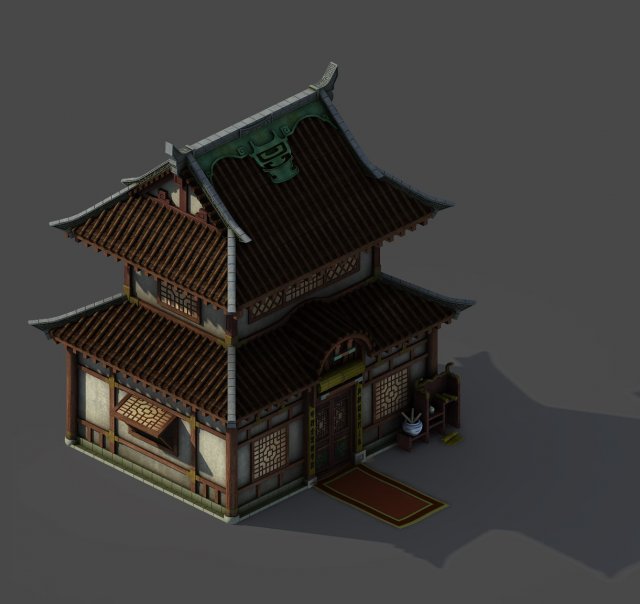 Gang building – house 3D Model