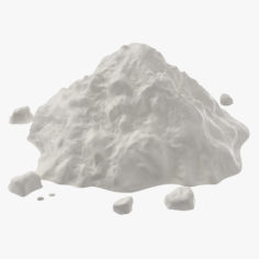 Loose Pile of Cocaine 3D model