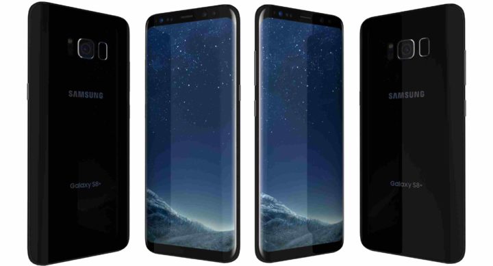 Samsung Galaxy S8 Plus Midnight Black 3D model