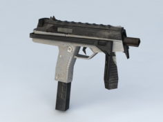 Submachine Pistol 3d model