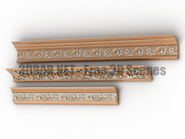 Cornice molding decor 3D Collection