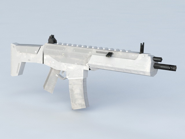 CAL 5.56 Assault Rifle 3d model
