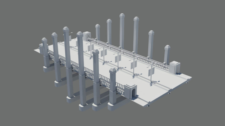 Harvey Bridge 3D model