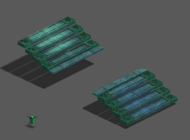 Dungeon – stairs 3D Model