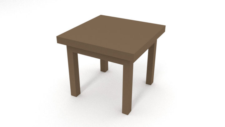 Table 3D model