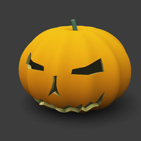 Halloween pumpkin 3d model