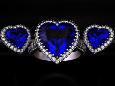 Jewelry set Eternal love 3D model