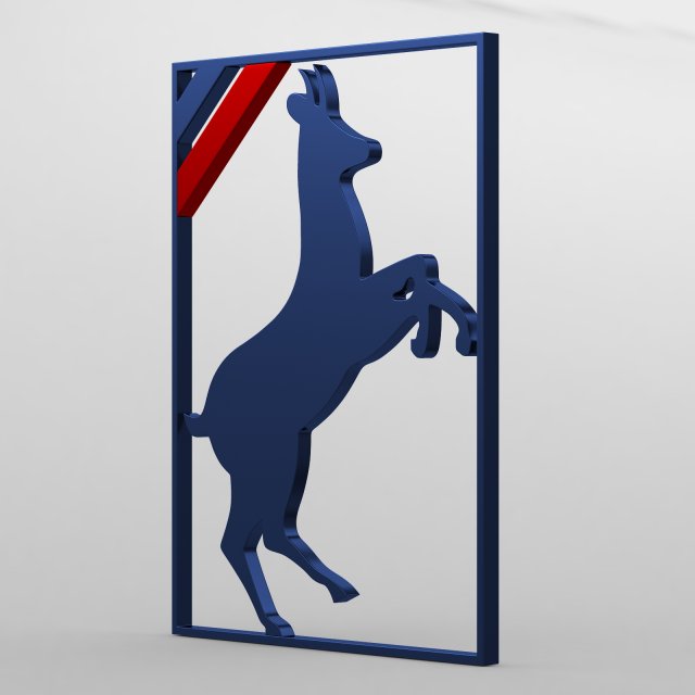 Auverland logo 3D Model