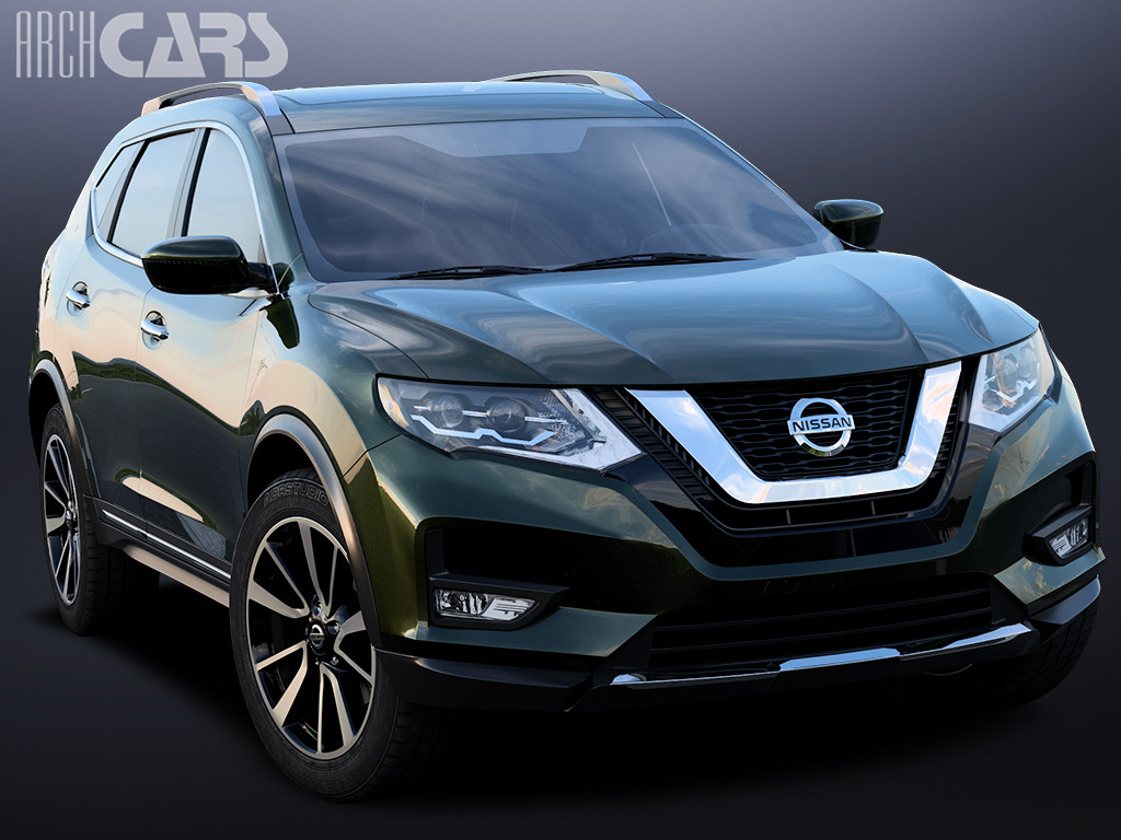 3D Nissan Rogue 2017