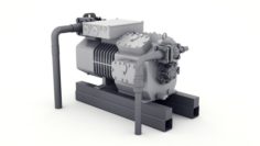 Diesel generator Free 3D Model