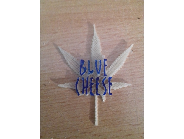 Blue Cheese Plant label