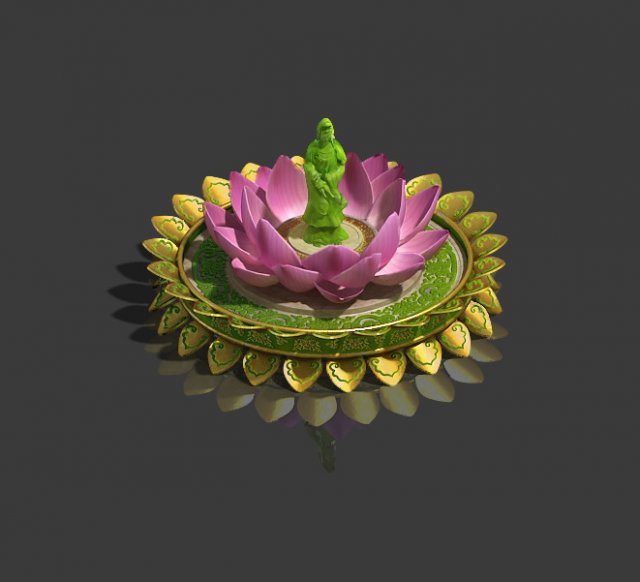 Zen – Lotus Zen 3D Model