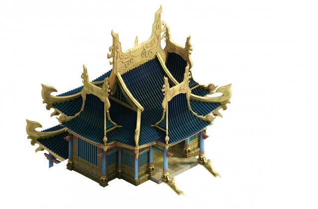 Game model – Bi La City – the palace palace 3D Model