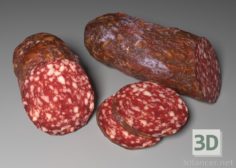 3D-Model 
            Cervelat sausage