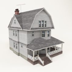3D American House