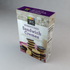 3D Mismatched Sandwich Cremes Cookies