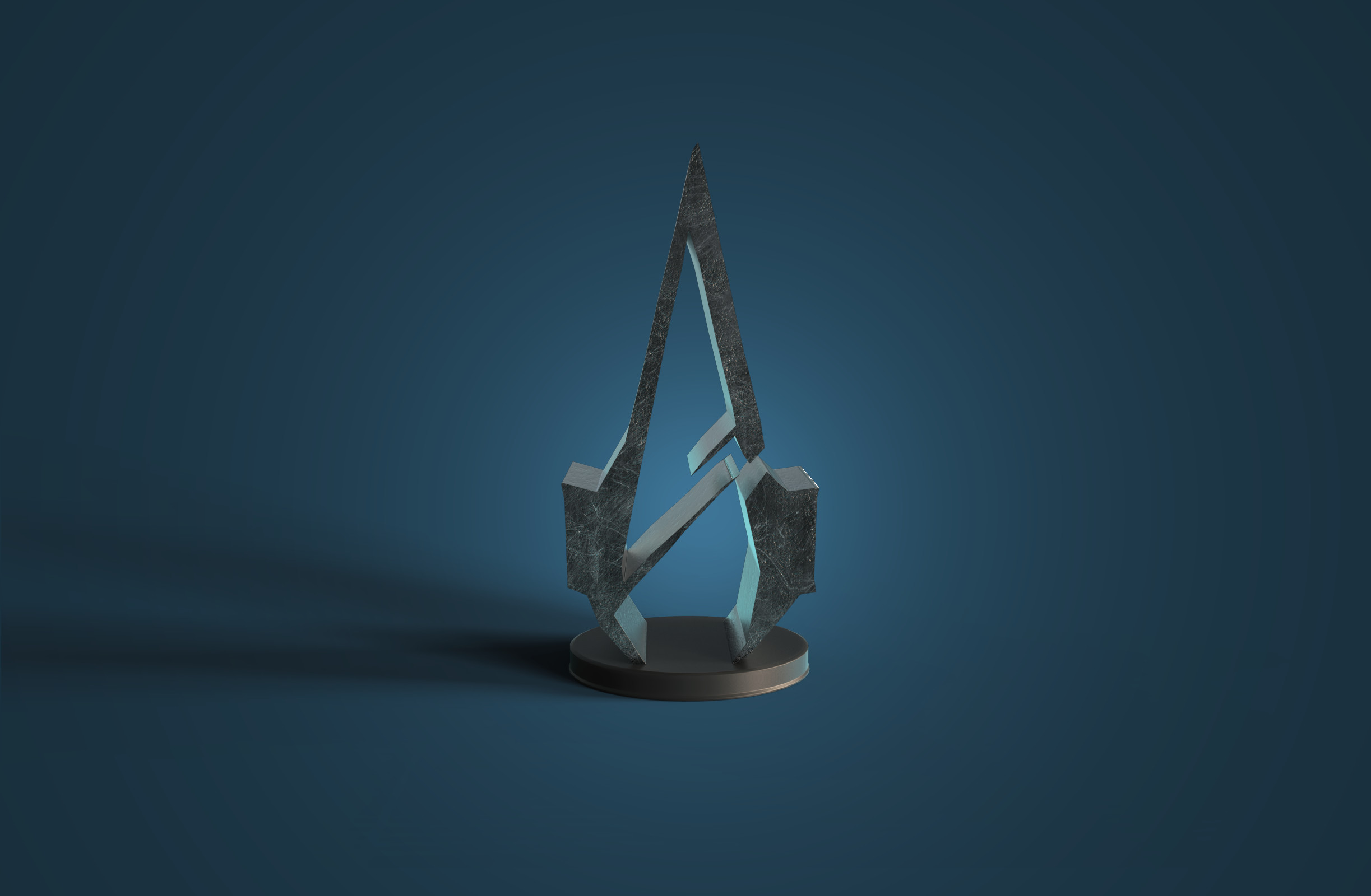 ASSASSINS CREED 3D LOGO