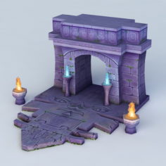 Door of The Tomb 3d model