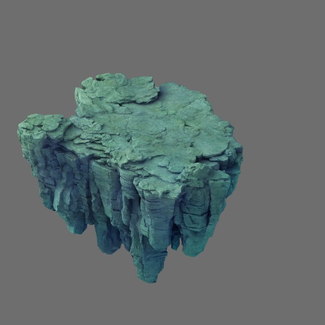 Terrain – Stone 04 3D Model