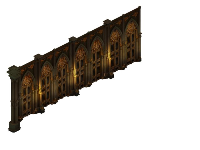 City churches – walls 3D Model