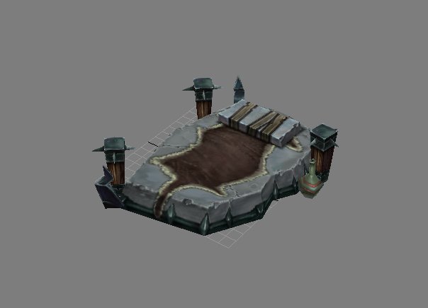 Arena game model test scenarios – nest bed -0601 3D Model