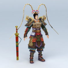 Warrior God of War 3d model