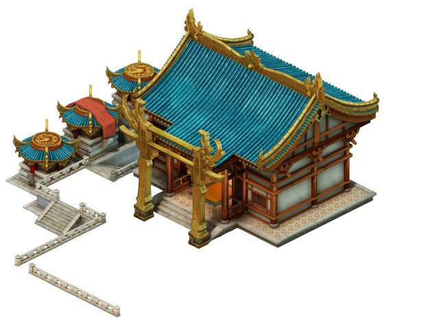 Game Model – Urban Construction Pet Shop 3D Model