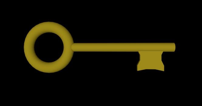 Old Key 3D