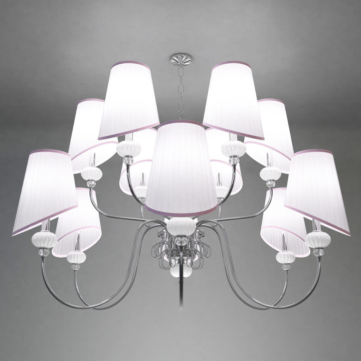 Chandelier Crystal Lux ALLEGRO SP6+6 RND