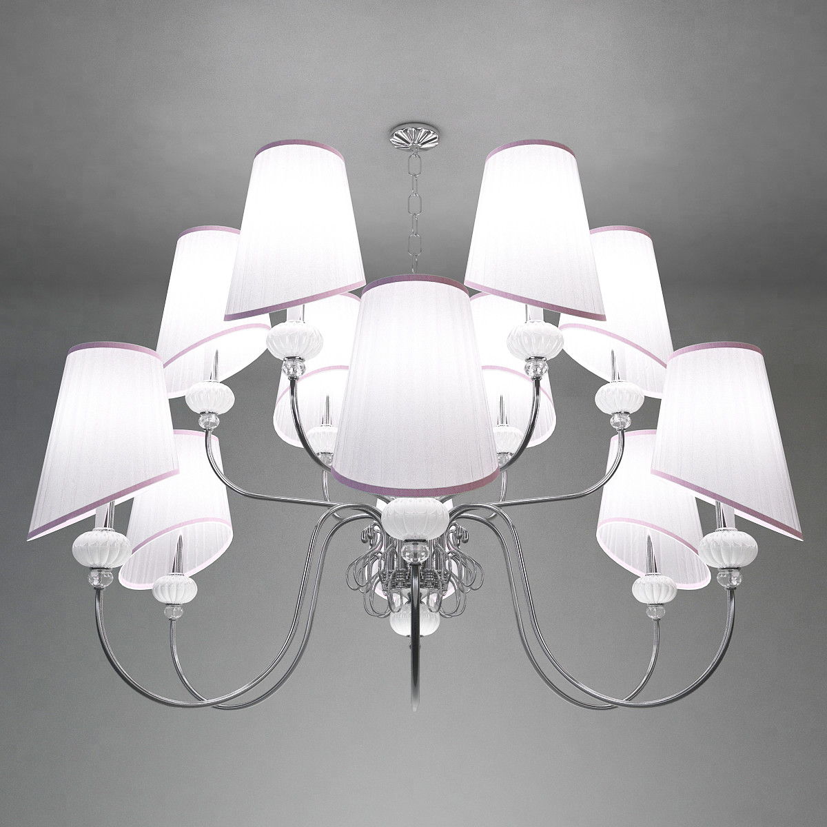 Chandelier Crystal Lux ALLEGRO SP6+6 RND