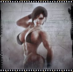 Jill valentine muscle 3D Model