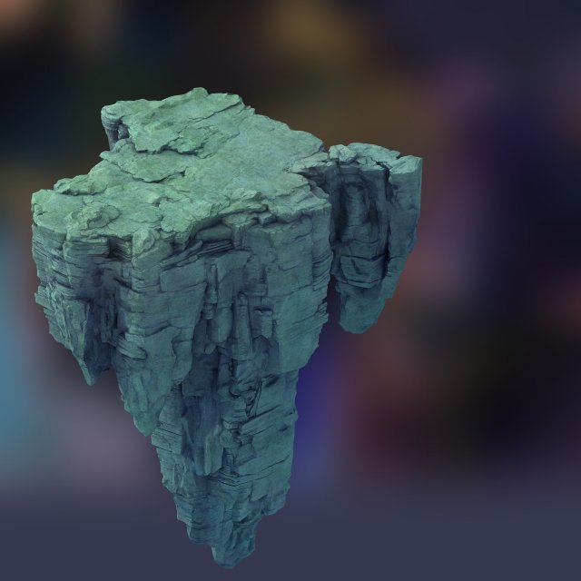 Terrain – Stone 05 3D Model