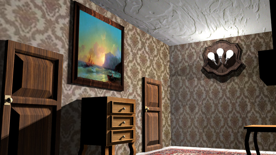 Hall 3D model