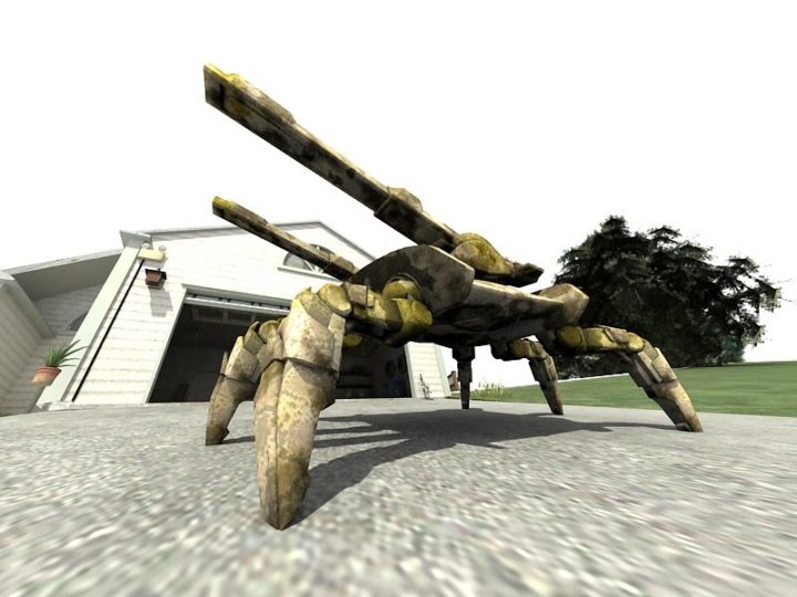 Spider Tank in obj format