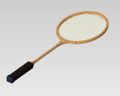 badminton racket 3D model