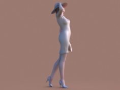 Woman Walk 3D Model